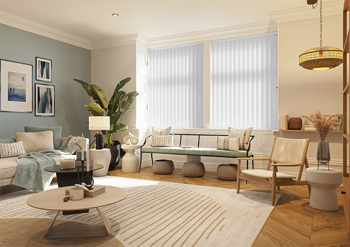 Amalfi, Linen White - Vertical Blind - Image 7